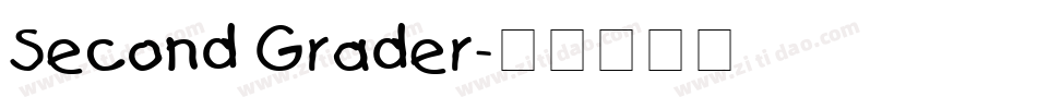 Second Grader字体转换